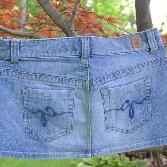 GUESS DENIM MINI SKIRT - Picture 4 of 6